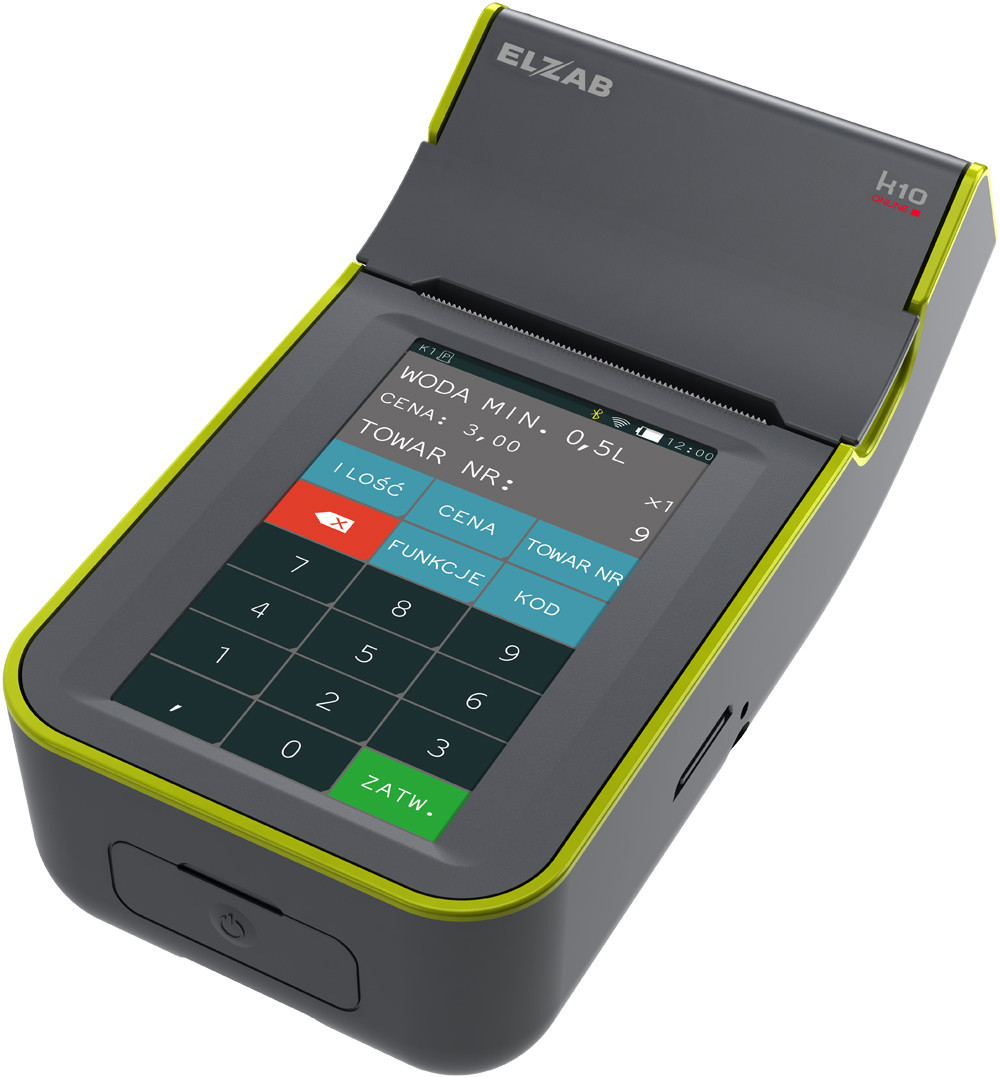 elzab-k10-wifi-zielona-kasafiskalna Kasa fiskalna online ELZAB K10 ONLINE BT/ WiFi/ EX