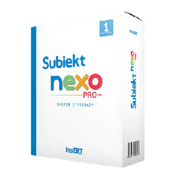 Subiekt nexo PRO - system magazynowy 1 stanowisko Subiekt nexo PRO - system magazynowy 1 stanowisko