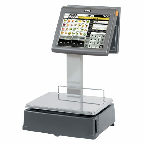 waga-sklepowa-etykietujaca-dibal-d-955db-12-12 Waga sklepowa etykietująca DIBAL D-955DB 12,1'' + 12''