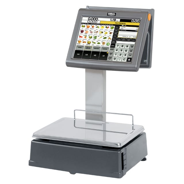 waga-sklepowa-etykietujaca-dibal-d-955db-12-12 Waga sklepowa etykietująca DIBAL D-955DB 12,1'' + 12''